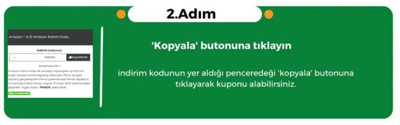 Amazon indirim kodu nasıl alınır?